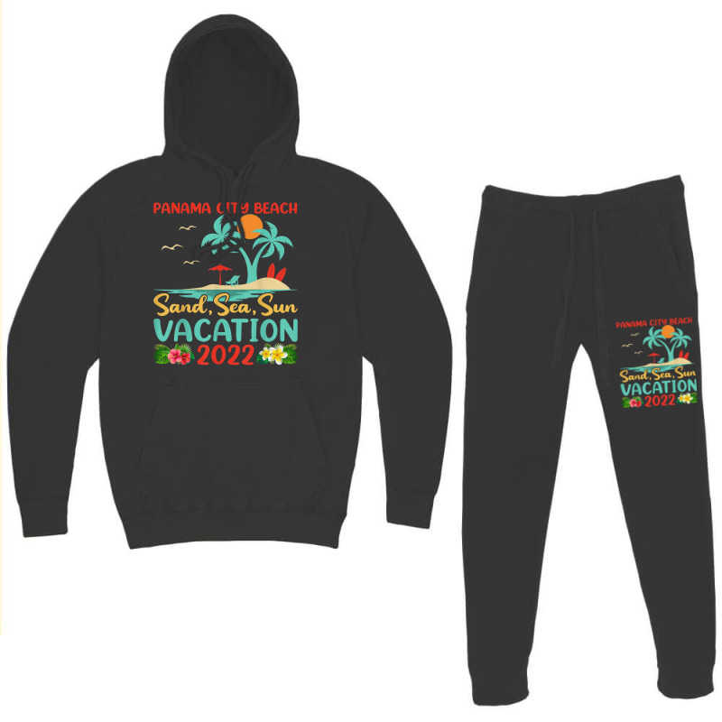 Beach Vacation 2022 Retro Sunset Florida Panama City Beach Hoodie & Jogger set by FrancesTiffany | Artistshot