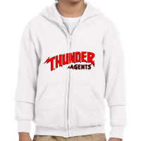 Thunder Agents Youth Zipper Hoodie | Artistshot