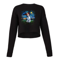 Jack Russell Terrier Night,jack Russell Terrier Cropped Sweater | Artistshot