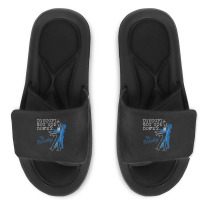 Dystopian Got You Down Try Dissociating Funny Slide Sandal | Artistshot