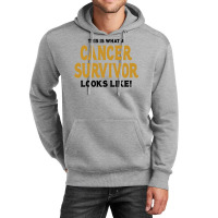 This Is What A Childhood Cancer Survivor Looks Like Unisex Hoodie | Artistshot