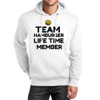 Team Hamburger Life Time Member Unisex Hoodie | Artistshot