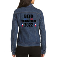 Beto For Governor Ladies Denim Jacket | Artistshot