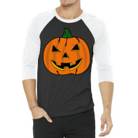 Scary Pumpkin Halloween T  Shirt Scary Pumpkin T  Shirt 3/4 Sleeve Shirt | Artistshot