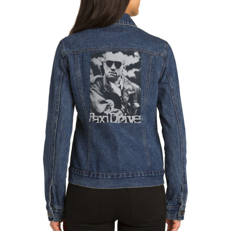 Taxi Driver,  The Taxi Driver, Taxi Driver Art, Taxi Driver Vintage, T Ladies Denim Jacket by cm-arts | Artistshot