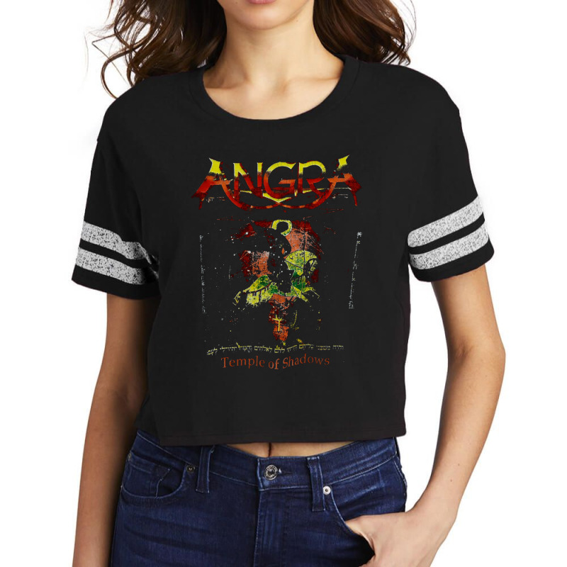 Angra Temple, Angra Temple Art, Angra Temple Vintage, Angra Temple Pai Scorecard Crop Tee by cm-arts | Artistshot