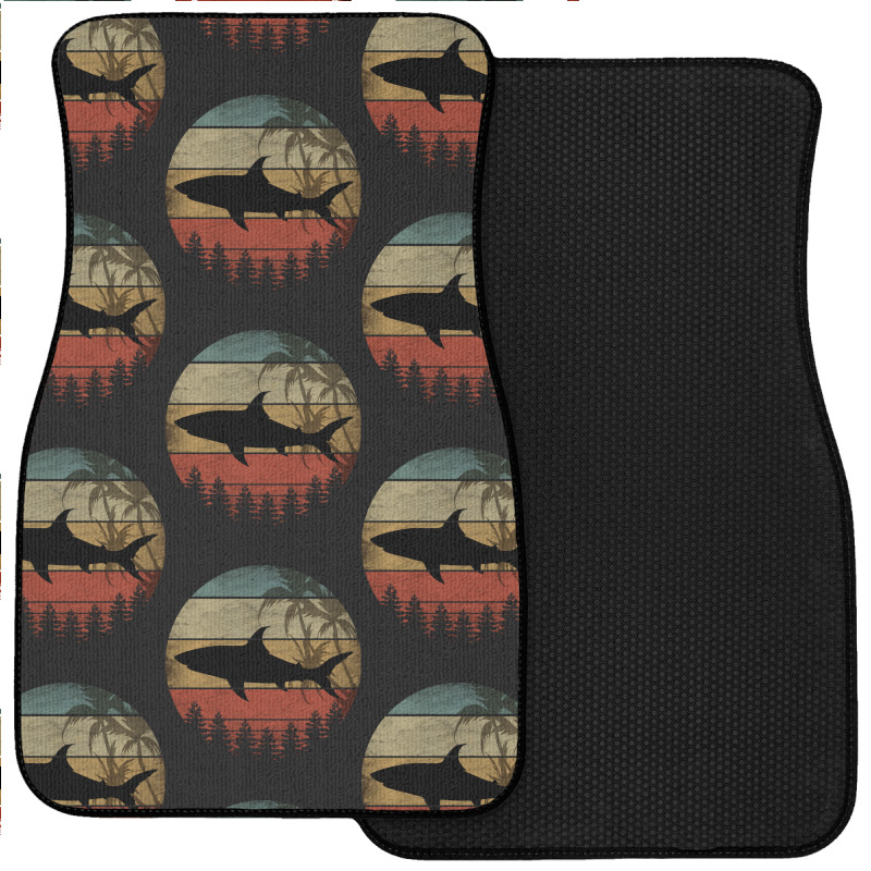 Shark T  Shirt V I N T A G E S H A R K T  Shirt Front Car Mat | Artistshot