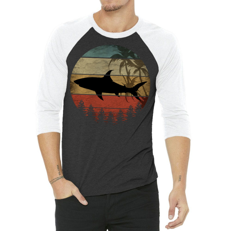 Shark T  Shirt V I N T A G E S H A R K T  Shirt 3/4 Sleeve Shirt | Artistshot