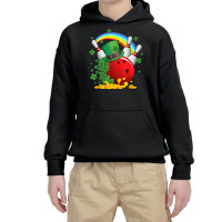 Irish Bowling Balls Shamrock Leprechaun St Patricks Day Youth Hoodie | Artistshot