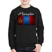 Mongolia Flag Youth Sweatshirt | Artistshot