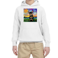 Short Hair Black And Tan Chihuahua Night,chihuahua Youth Hoodie | Artistshot