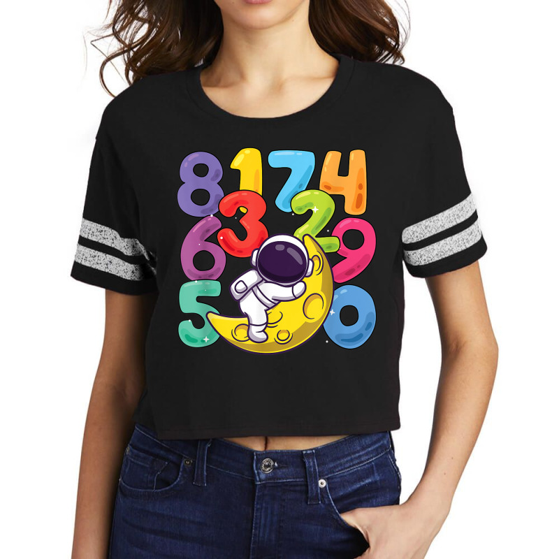 Number Learning Calculator Costume Matc Day Math Outfit Kids Scorecard Crop Tee by Shirt | Artistshot