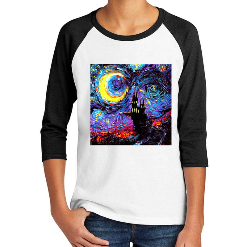 The Haunting Of Van Gogh,halloween Castle Youth 3/4 Sleeve | Artistshot