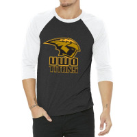 The Titans, University Of Wisconsin Oshkosh 3/4 Sleeve Shirt | Artistshot