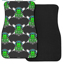 Skull Octopus Music Lover T  Shirt Skull Octopus Music Lover T  Shirt Front Car Mat | Artistshot