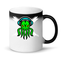 Skull Octopus Music Lover T  Shirt Skull Octopus Music Lover T  Shirt Magic Mug | Artistshot