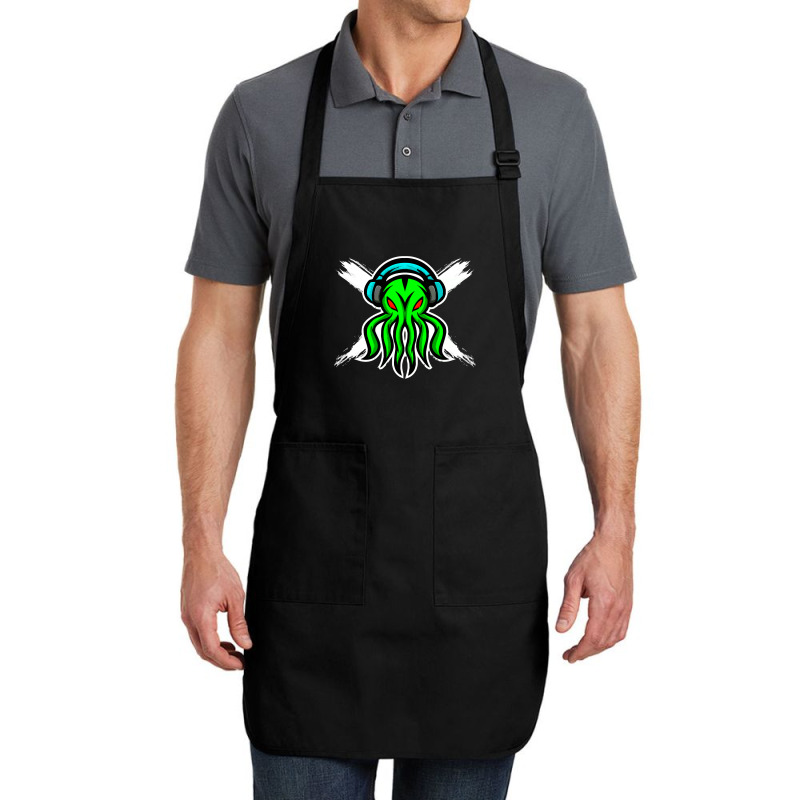 Skull Octopus Music Lover T  Shirt Skull Octopus Music Lover T  Shirt Full-length Apron | Artistshot