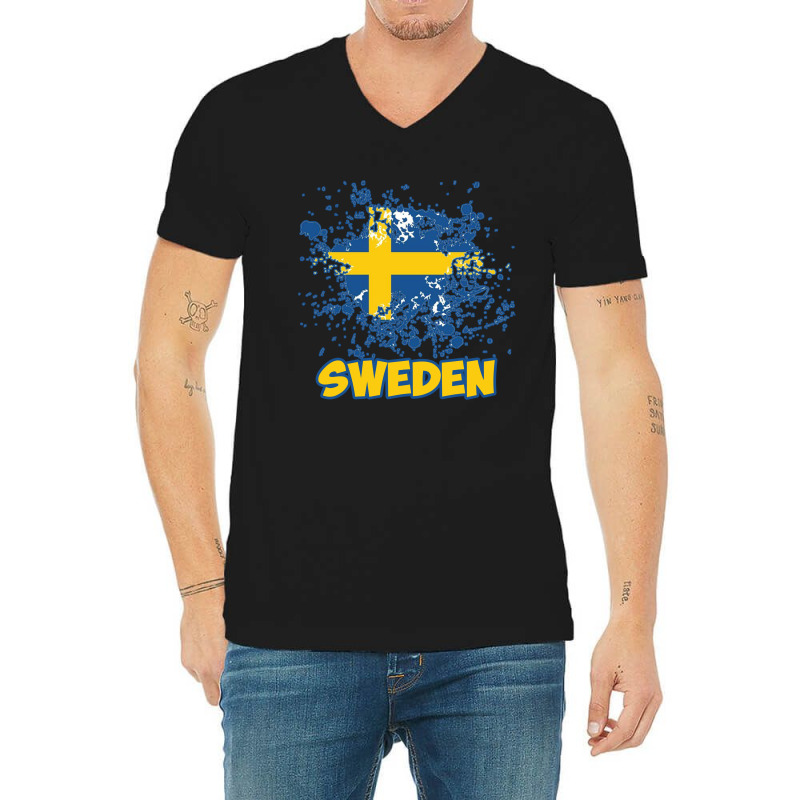 Sweden V-neck Tee | Artistshot