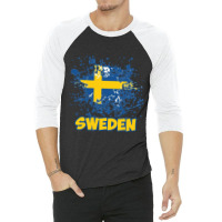 Sweden 3/4 Sleeve Shirt | Artistshot