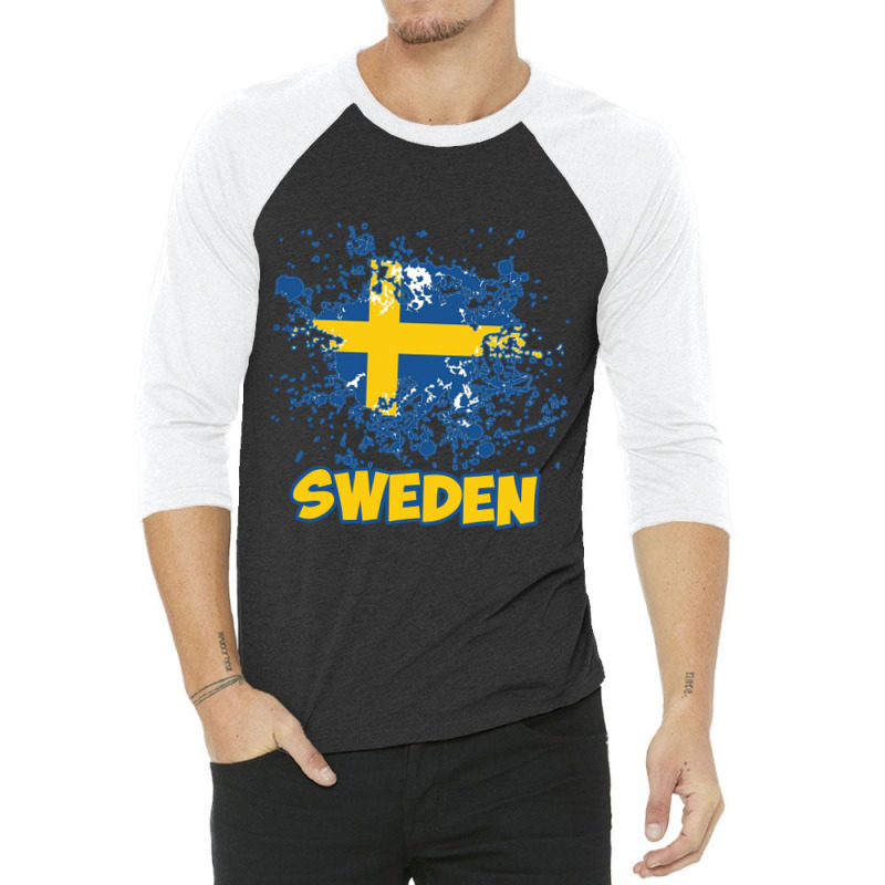 Sweden 3/4 Sleeve Shirt | Artistshot