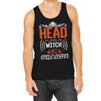 Skull Witch Pumpkin Head Pumpkin Va T  Shirt Halloween Head Witch In C Tank Top | Artistshot