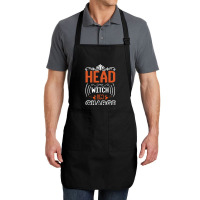 Skull Witch Pumpkin Head Pumpkin Va T  Shirt Halloween Head Witch In C Full-length Apron | Artistshot