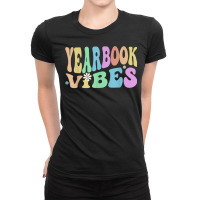 Groovy Yearbook Vibes Retro Literary Club Editor Squad T Shirt Ladies Fitted T-shirt | Artistshot