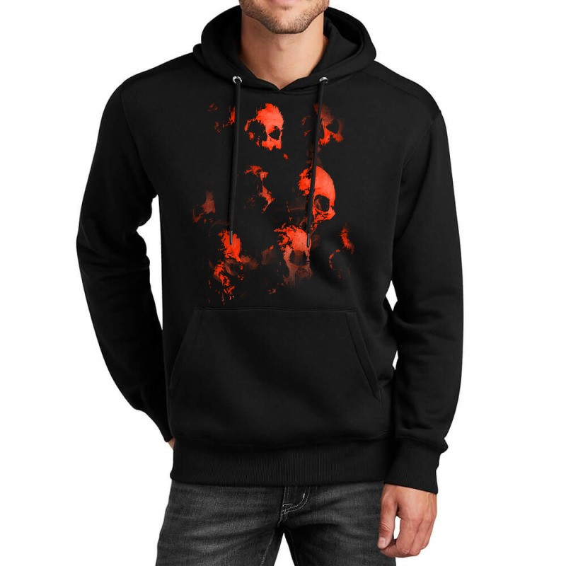 Skulls T  Shirt Wall Of Evil Hellish Skulls T  Shirt Unisex Hoodie | Artistshot