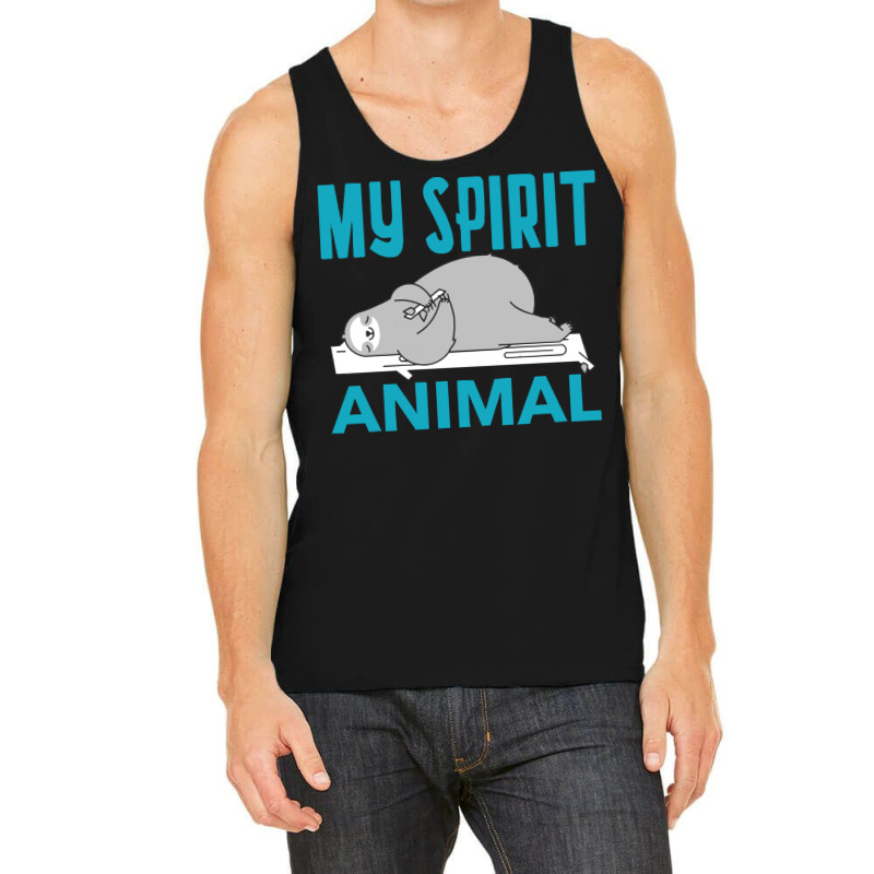 Sloth Funny T  Shirtsloth Is My Spirit Animal T  Shirt Tank Top | Artistshot