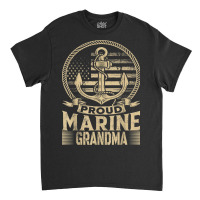 Proud Marine Grandma Classic T-shirt | Artistshot