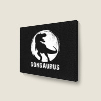 Sonsaurus T  Shirt Sonsaurus T Rex Dinosaur T  Shirt Landscape Canvas Print | Artistshot