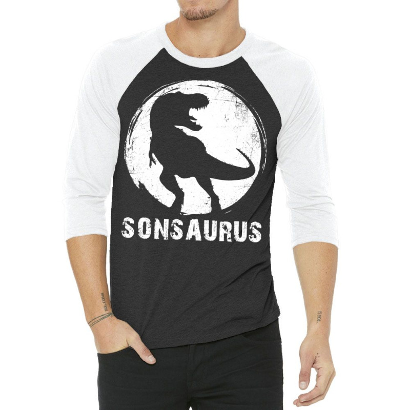 Sonsaurus T  Shirt Sonsaurus T Rex Dinosaur T  Shirt 3/4 Sleeve Shirt | Artistshot