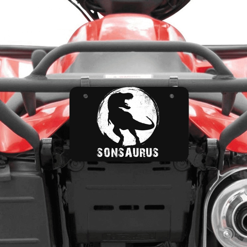 Sonsaurus T  Shirt Sonsaurus T Rex Dinosaur T  Shirt Atv License Plate | Artistshot