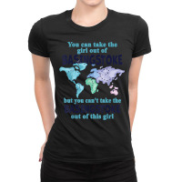 Relocation From Basingstoke   Proud Girl From Basingstoke Ladies Fitted T-shirt | Artistshot