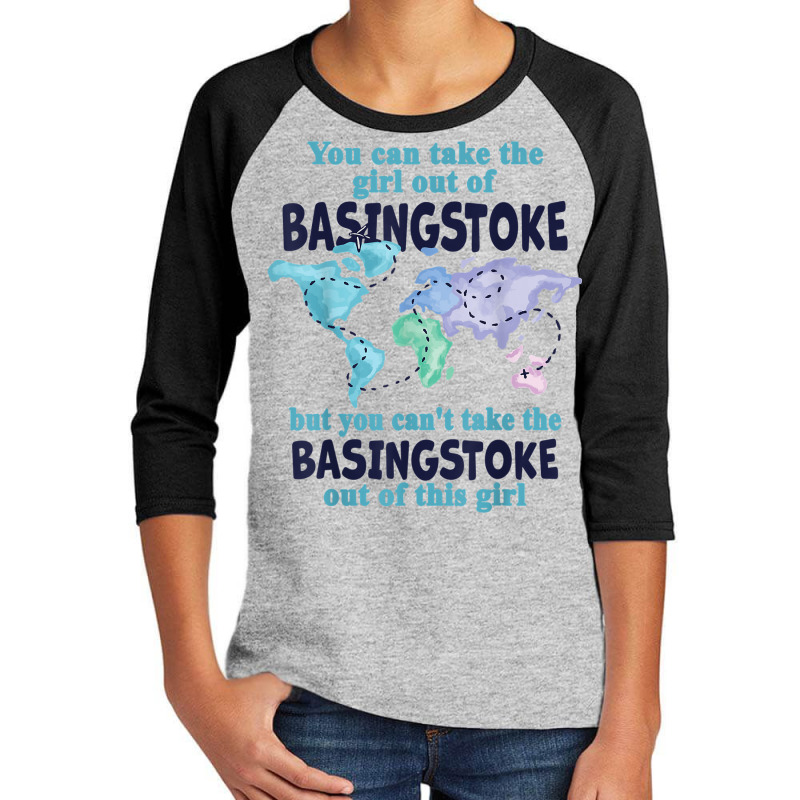 Relocation From Basingstoke   Proud Girl From Basingstoke Youth 3/4 Sleeve by Tshirts | Artistshot