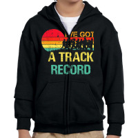 Ive Got A Track Record Running Sport Triathlon Marathon Youth Zipper Hoodie | Artistshot