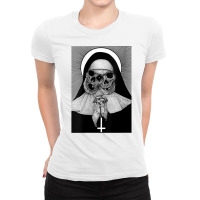 Womens Occult Gothic Dark Satanic Unholy Witchcraft Grunge Emo Goth V Ladies Fitted T-shirt | Artistshot