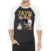 Zayn Malik, Zayn Malik Vintage, Zayn Malik Art, Zayn Malik Painting, T 3/4 Sleeve Shirt | Artistshot