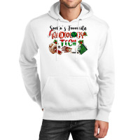 Santa's Favourite Radiology Tech Unisex Hoodie | Artistshot