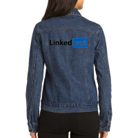 Linked Out Active Ladies Denim Jacket | Artistshot