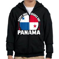 Happy Independence Day Panama 2022 Pride Panamanian Youth Zipper Hoodie | Artistshot