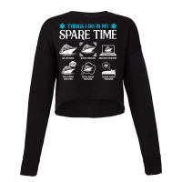 Things I Do In My Spare Time Cruising Crusaders Funny Cruise Cropped Sweater | Artistshot