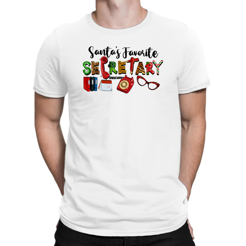 Santa's Favorite Secretary T-shirt | Artistshot