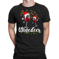 Funny Reindeer Wine For Christmas Party T  Shirt Winedeer   Funny Rein T-shirt | Artistshot