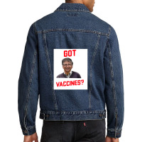 Got Vaccines Bill Does Men Denim Jacket | Artistshot