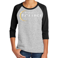 Total Solar Eclipse 2017   Perfect Total Eclipse T Shirt Youth 3/4 Sleeve | Artistshot