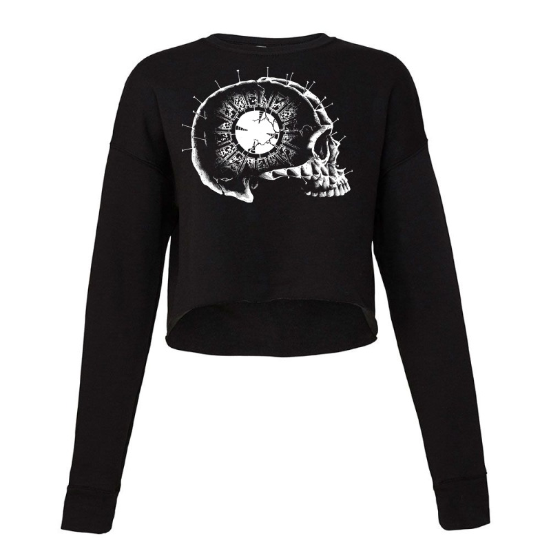 Lament Configuration Skull Pinhead Hellraiser Long Sleeve T Shirt Cropped Sweater by cm-arts | Artistshot