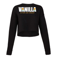 Vanilla Is For Ice Cream Upside Down Pineapple Swinger Theme Pullover  Cropped Sweater | Artistshot