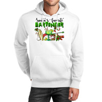 Santa's Favorite Bartender Unisex Hoodie | Artistshot