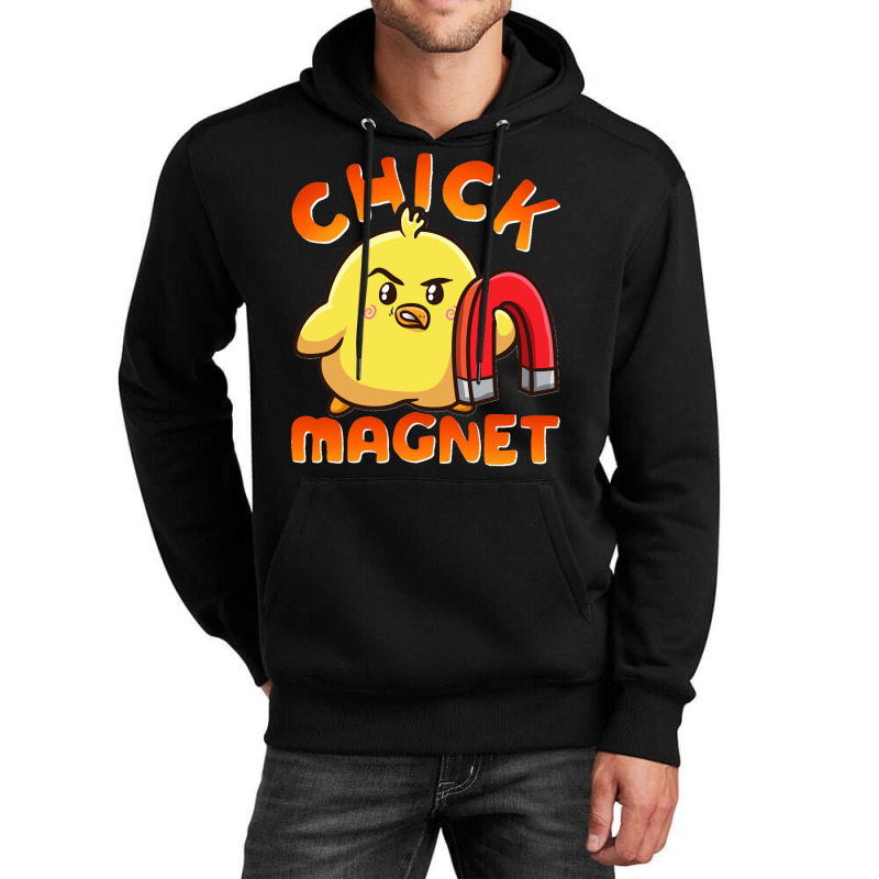 Chick Magnet Funny Halloween Costume Magnetic Little Chicken Long Unisex Hoodie by MICHAELFRANCISSMITH | Artistshot